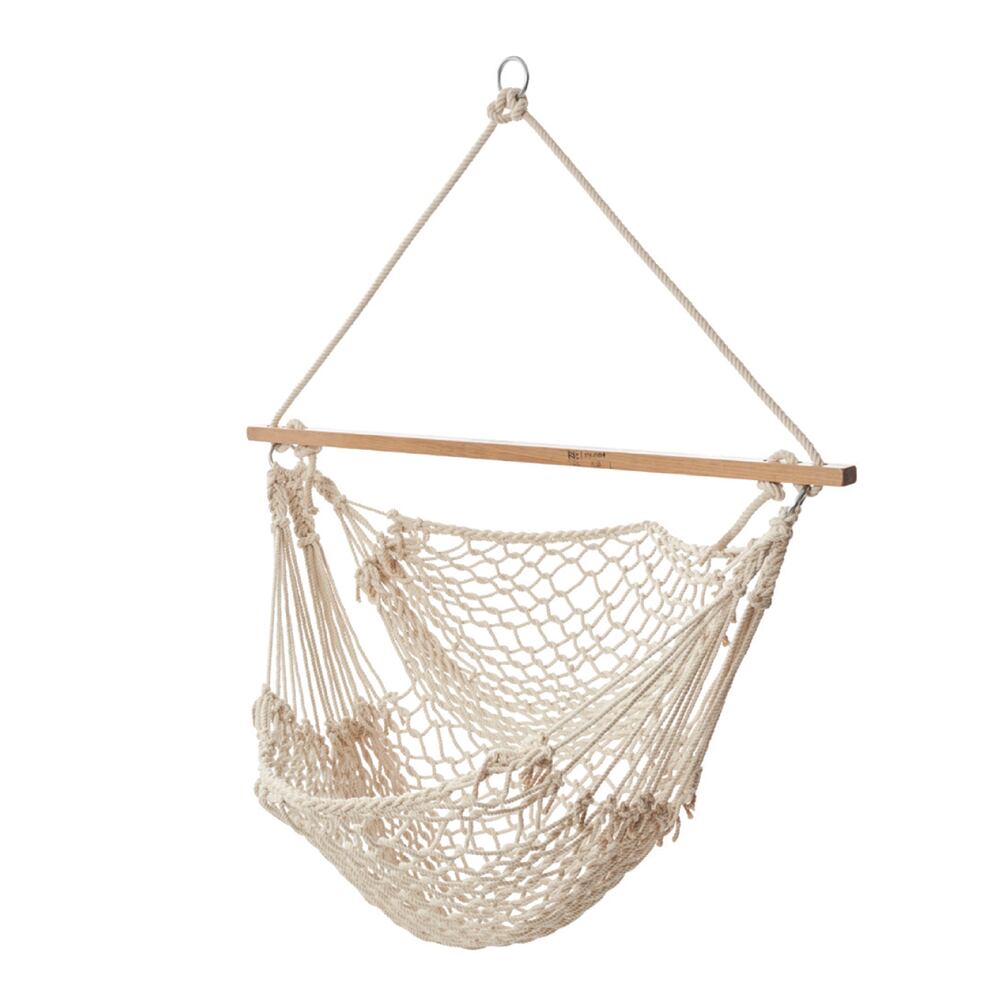 Slack Jack Cotton Rope Swing Chair Hammock Jhula for Adults Kids Hanging Oonjal Swing for Home Decor, Balcony, Indoor, Outdoor, Home, Patio,
