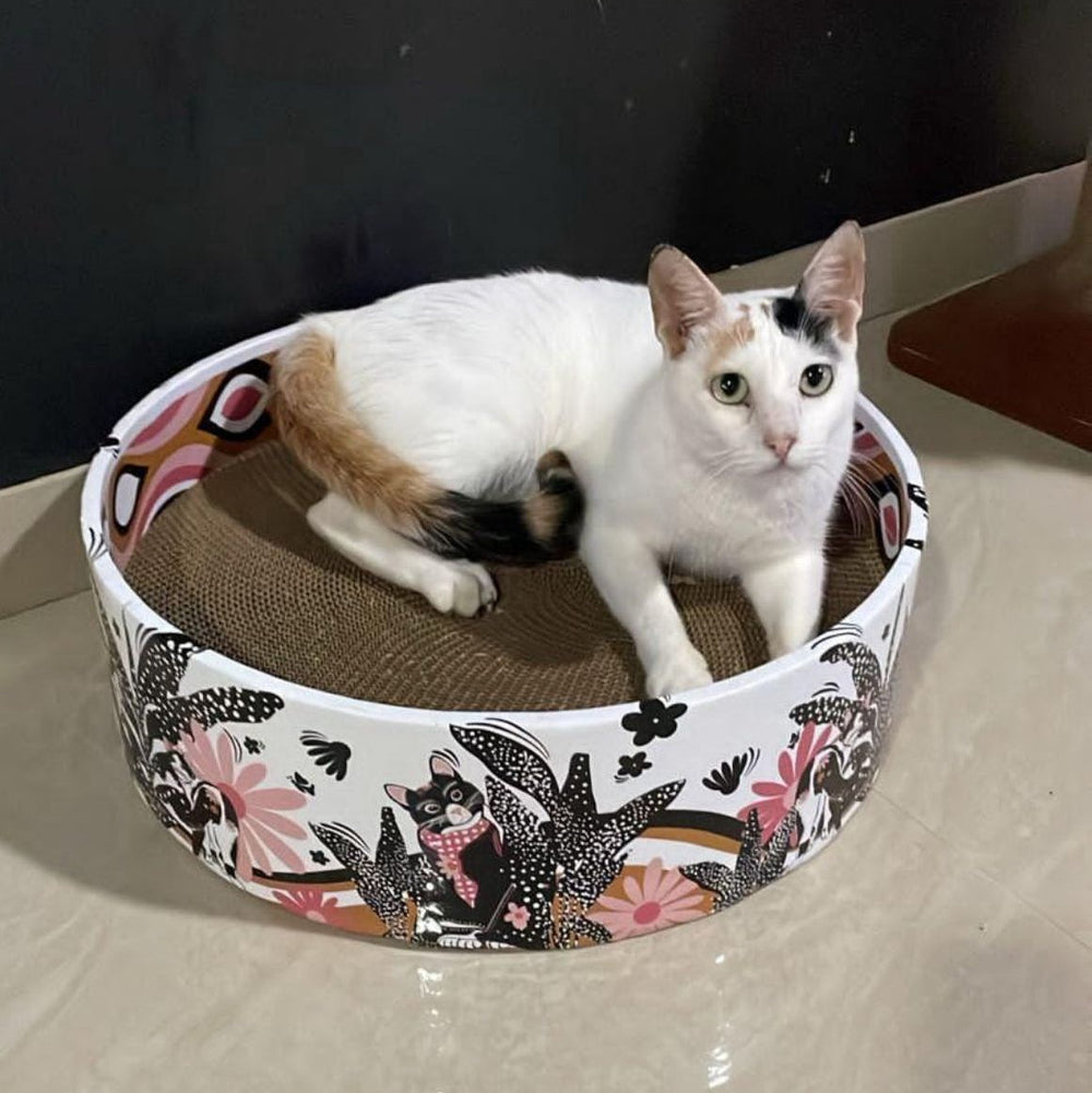 The Bella Scratch Bed - Groovy Cats