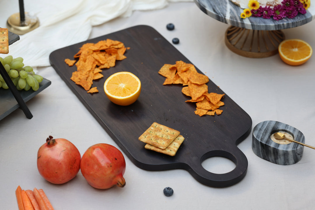 Muun Home Acacia Wood Rectangle Platter