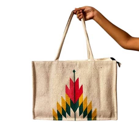 Craftinence Boho Sutra Tulip Tote Bag