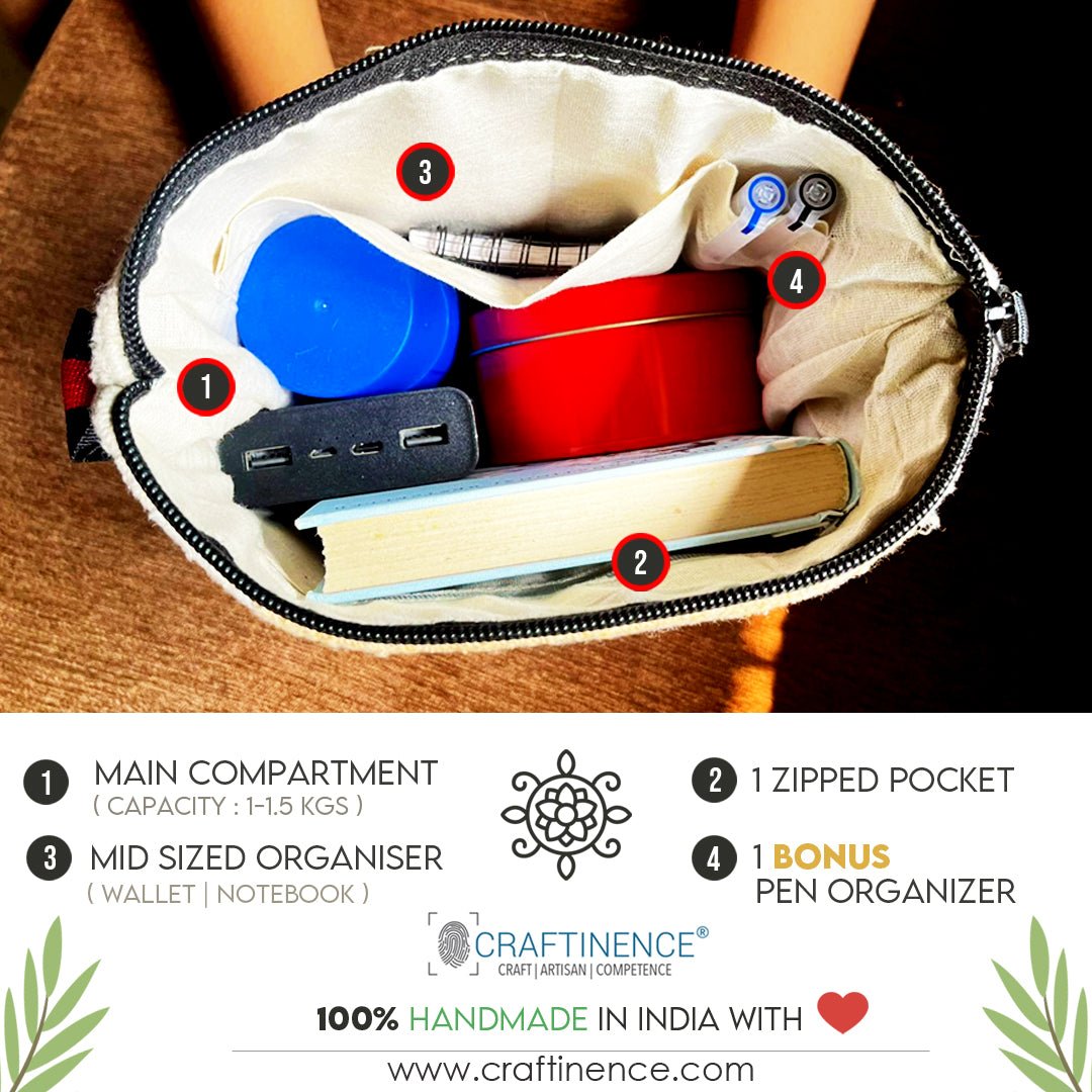 Craftinence Nomad Wanderlust Satchel - Temple - Suspire