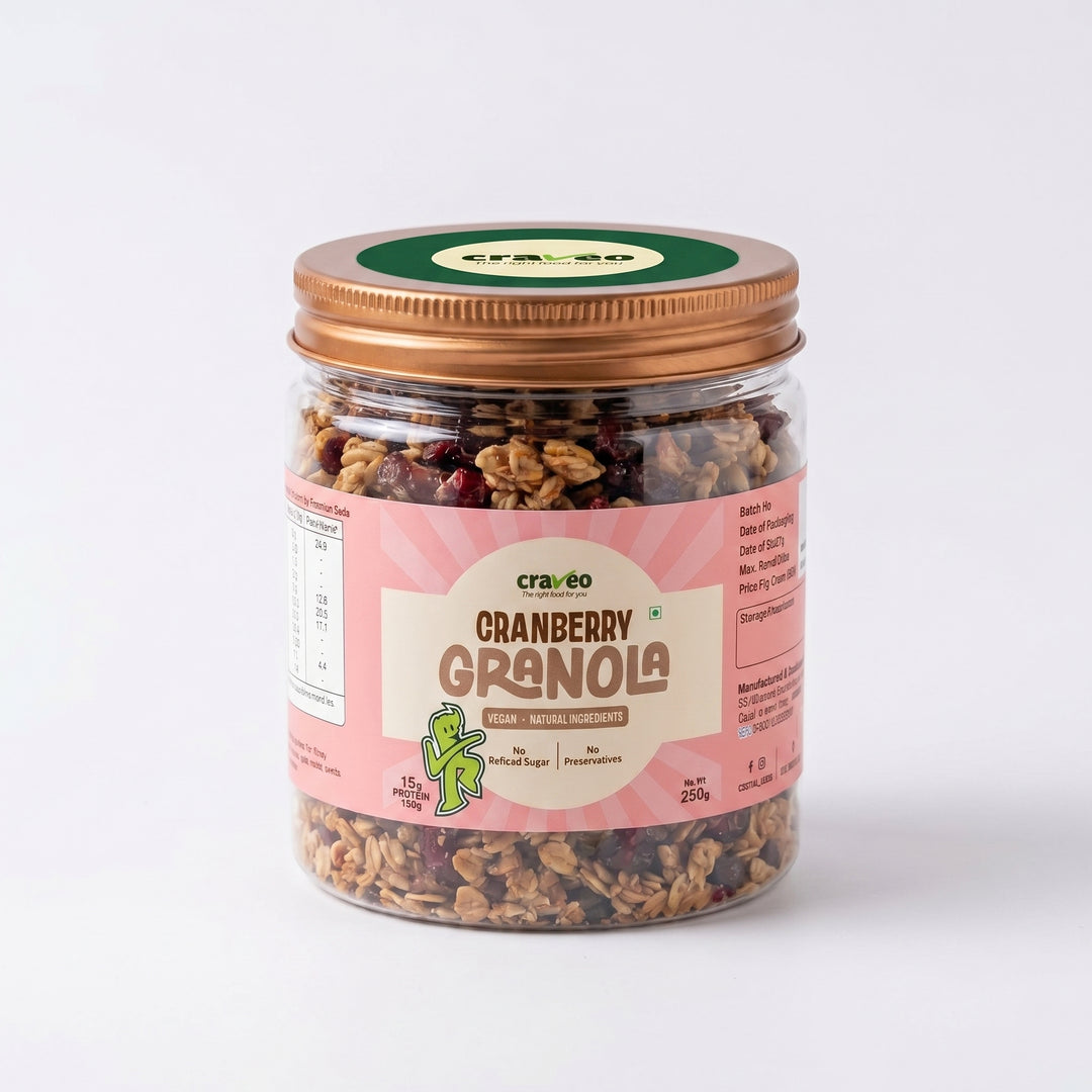 Craveo Cranberry Granola | 250g
