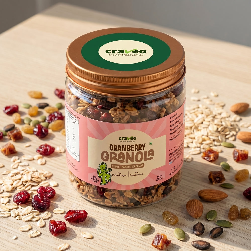 Craveo Cranberry Granola | 250g