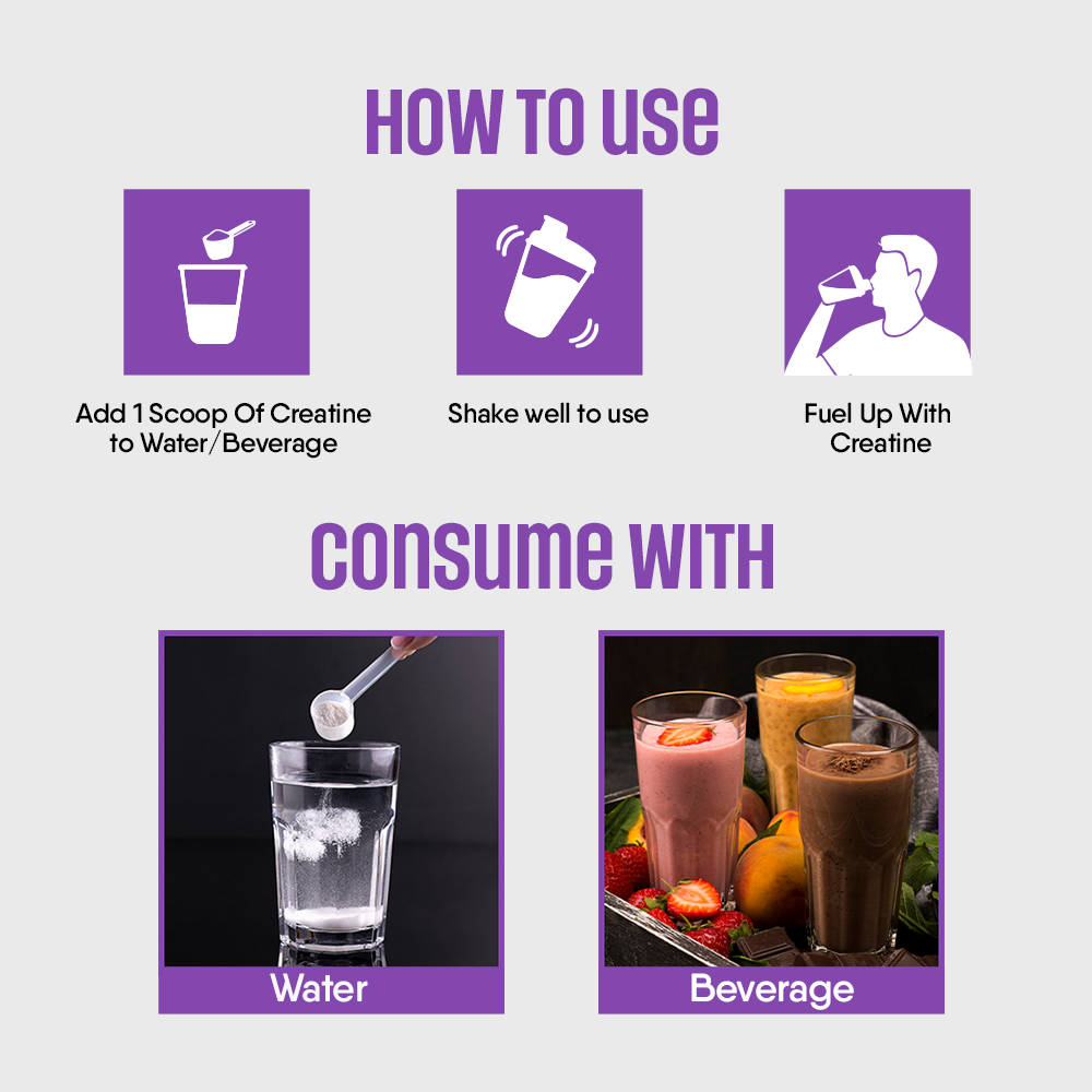 TruNativ Micronised Creatine | Unflavoured | Pure Creatine Monohydrate 100g | For Enhanced Strength & Fast-Absorbing | Recovery and Mental Focus | 100g , Vegetrarian