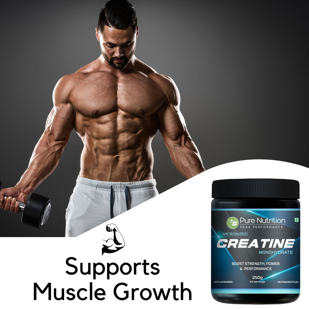 Micronised Creatine Monohydrate Powder – Unflavored | Strength & Performance