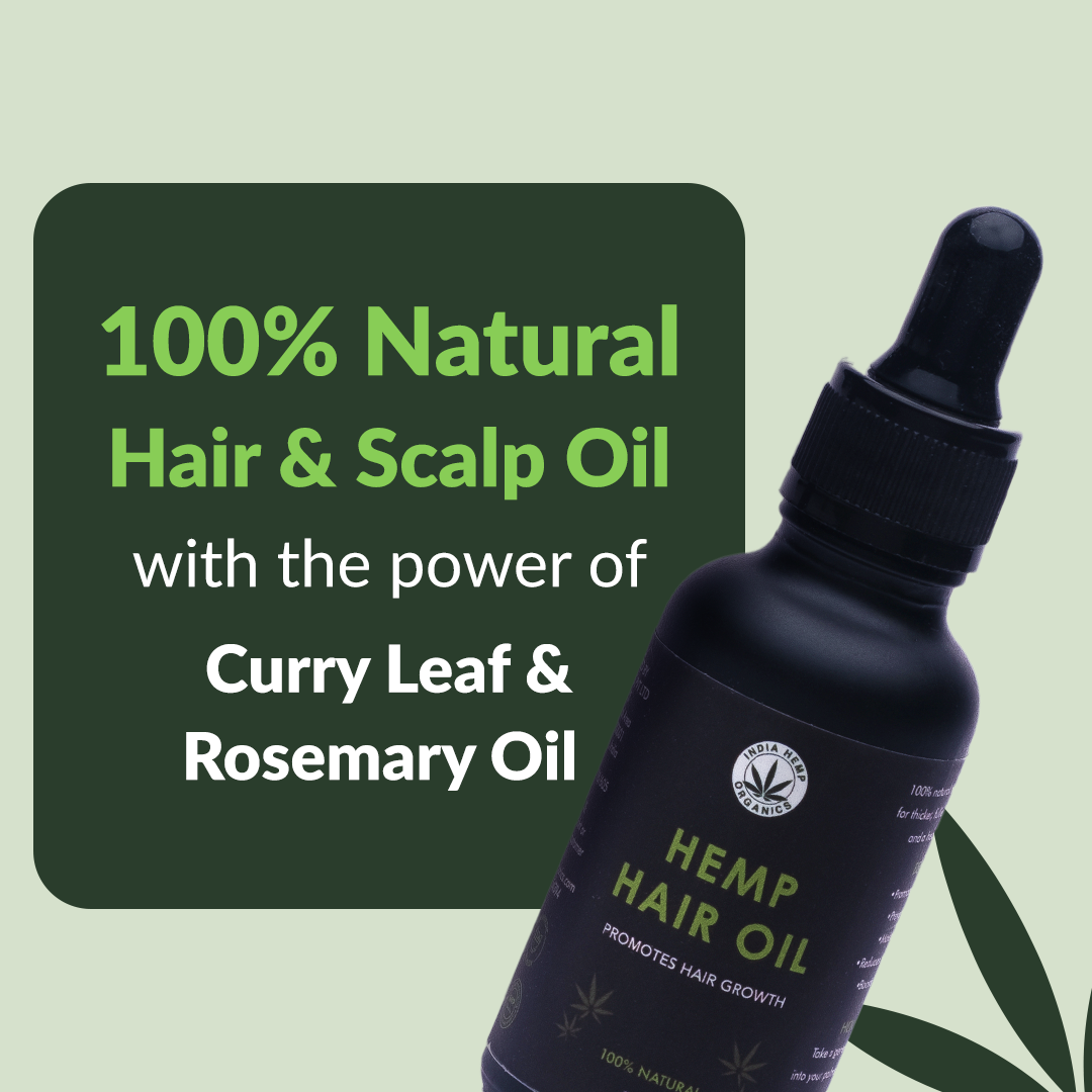 India hemp Organics Hemp Hair Oil 30ml