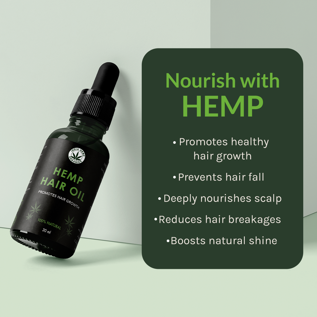 India hemp Organics Hemp Hair Oil 30ml
