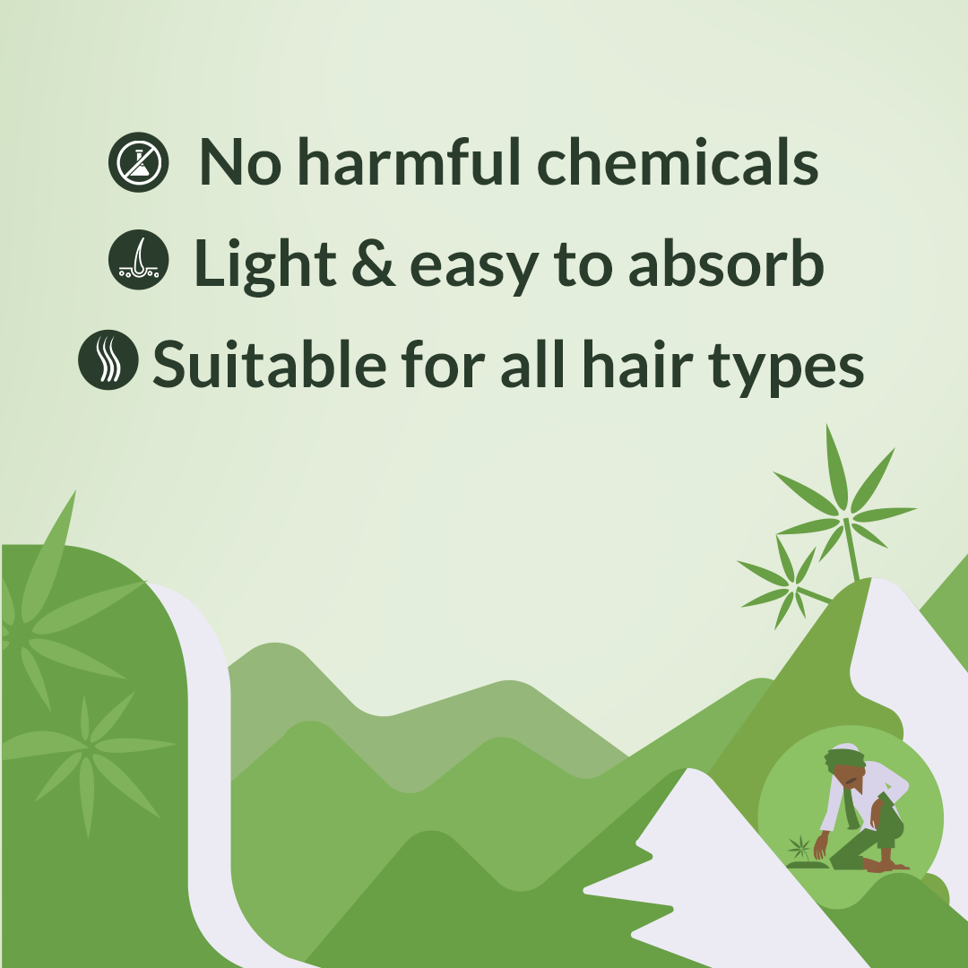 India hemp Organics Hemp Hair Oil 30ml