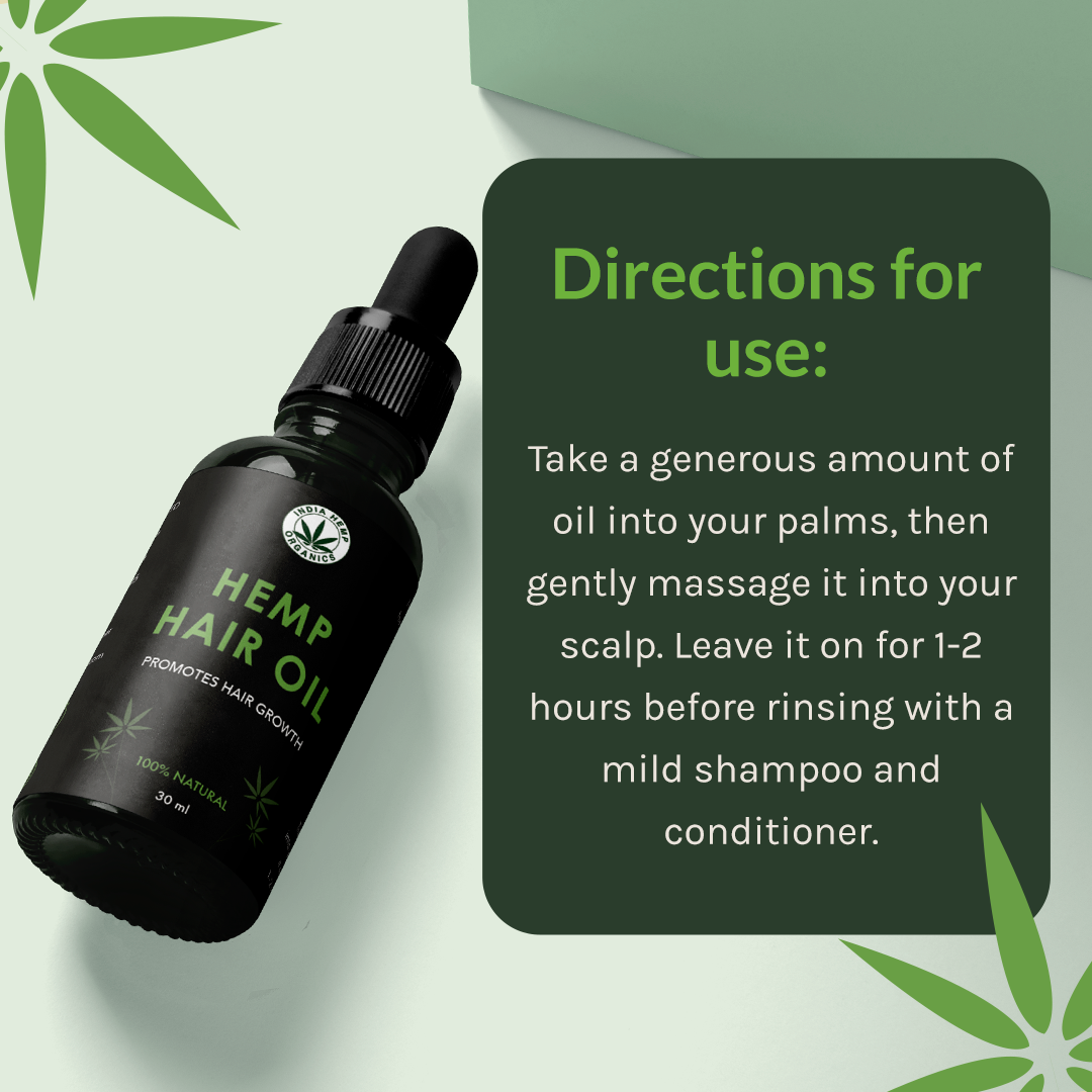 India hemp Organics Hemp Hair Oil 30ml