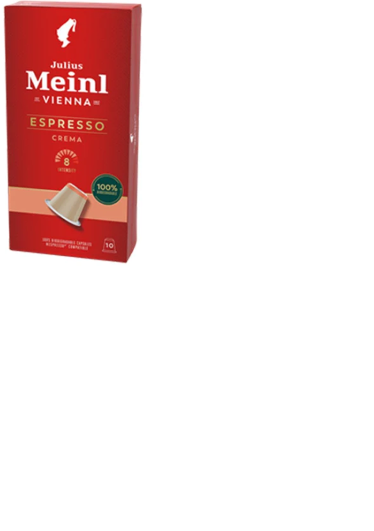 Julius Meinl Crema Espress Coffee Capsule - Pack of 10