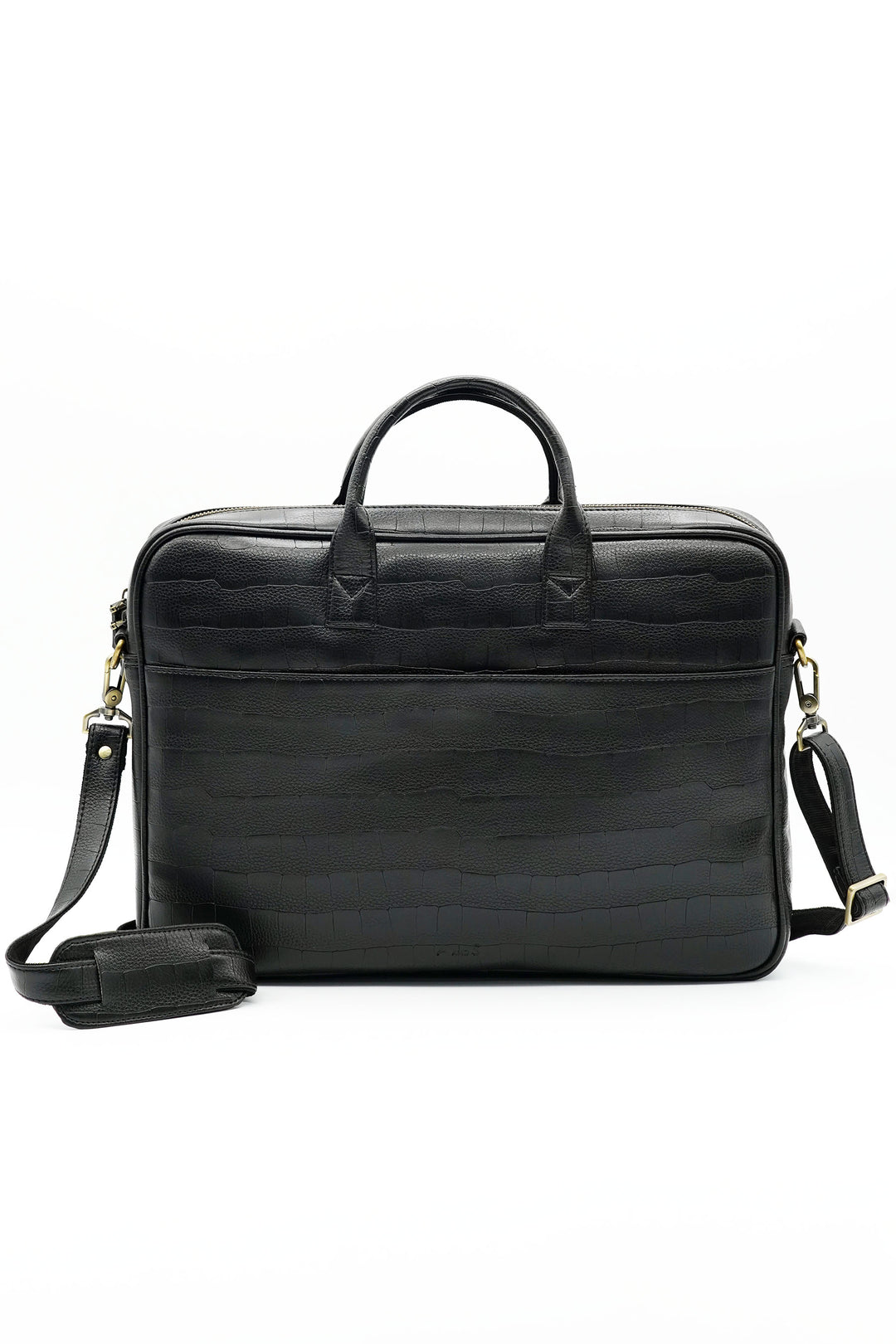 A and S Accessories Croco print laptop bag 38 cm