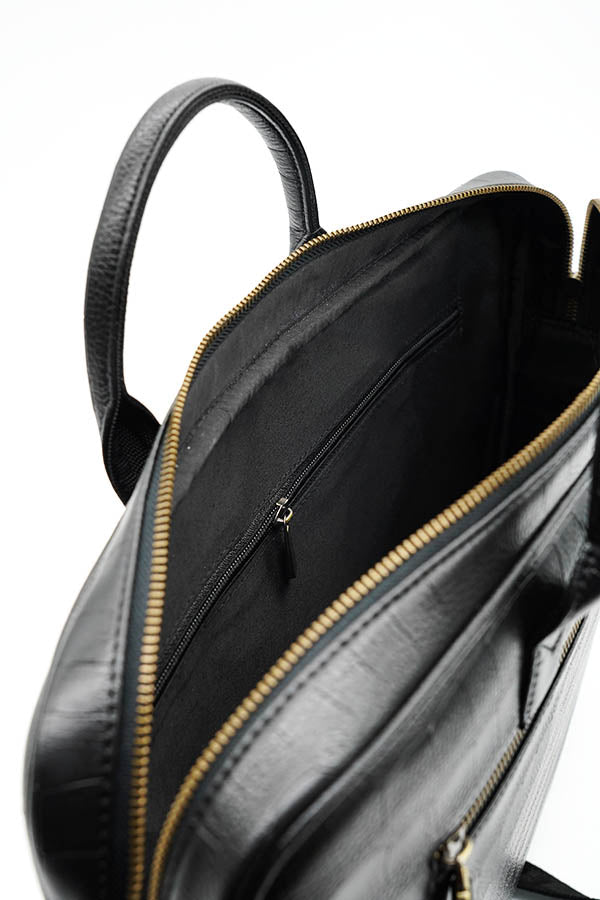 A and S Accessories Croco print laptop bag 38 cm