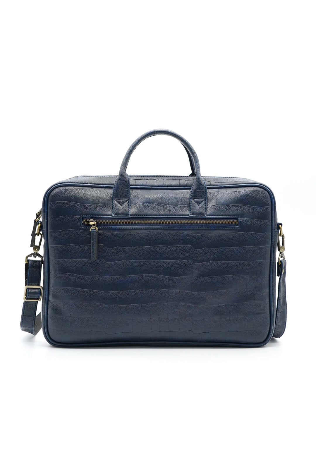 A and S Accessories Croco print laptop bag 38 cm