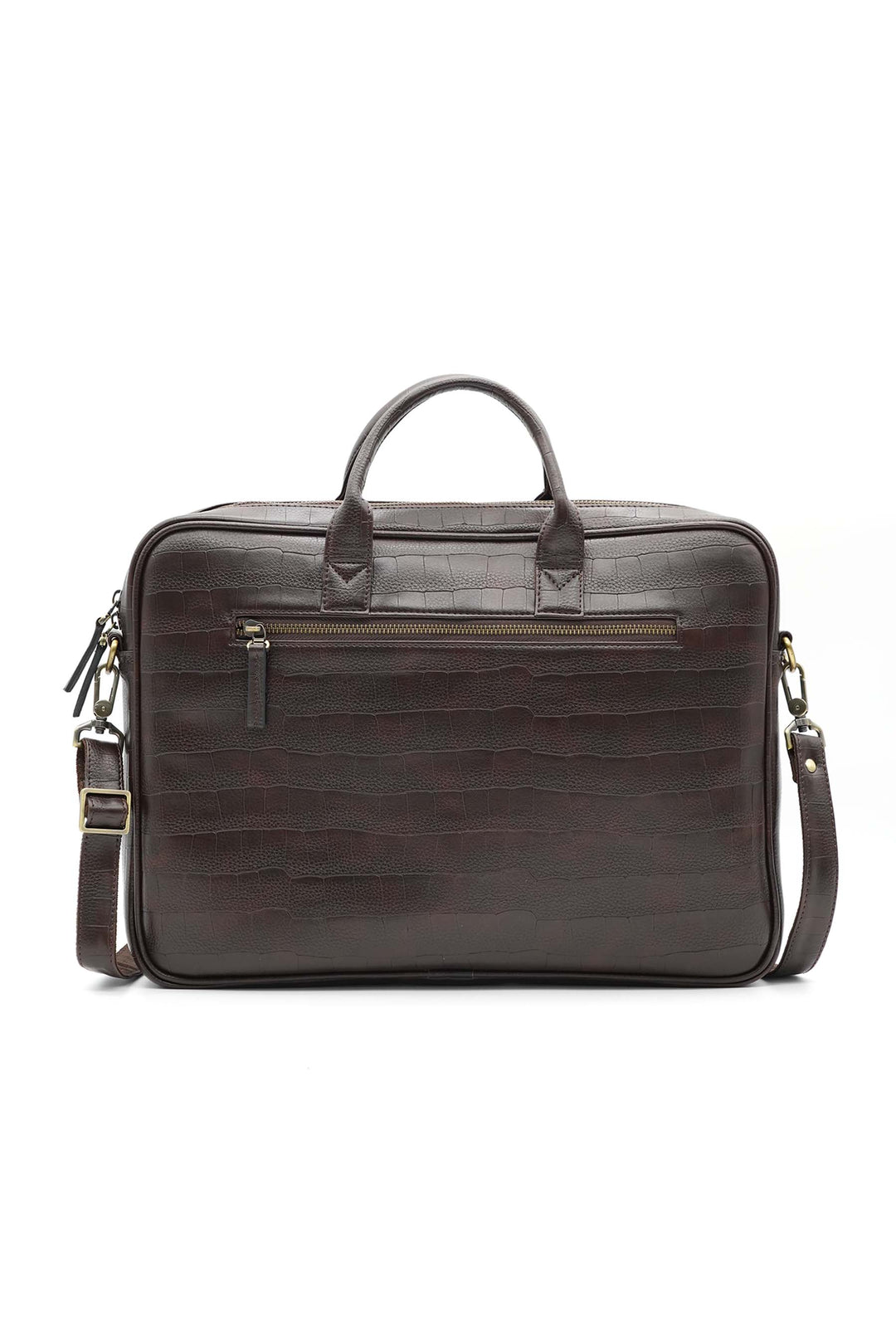 A and S Accessories Croco print laptop bag 38 cm