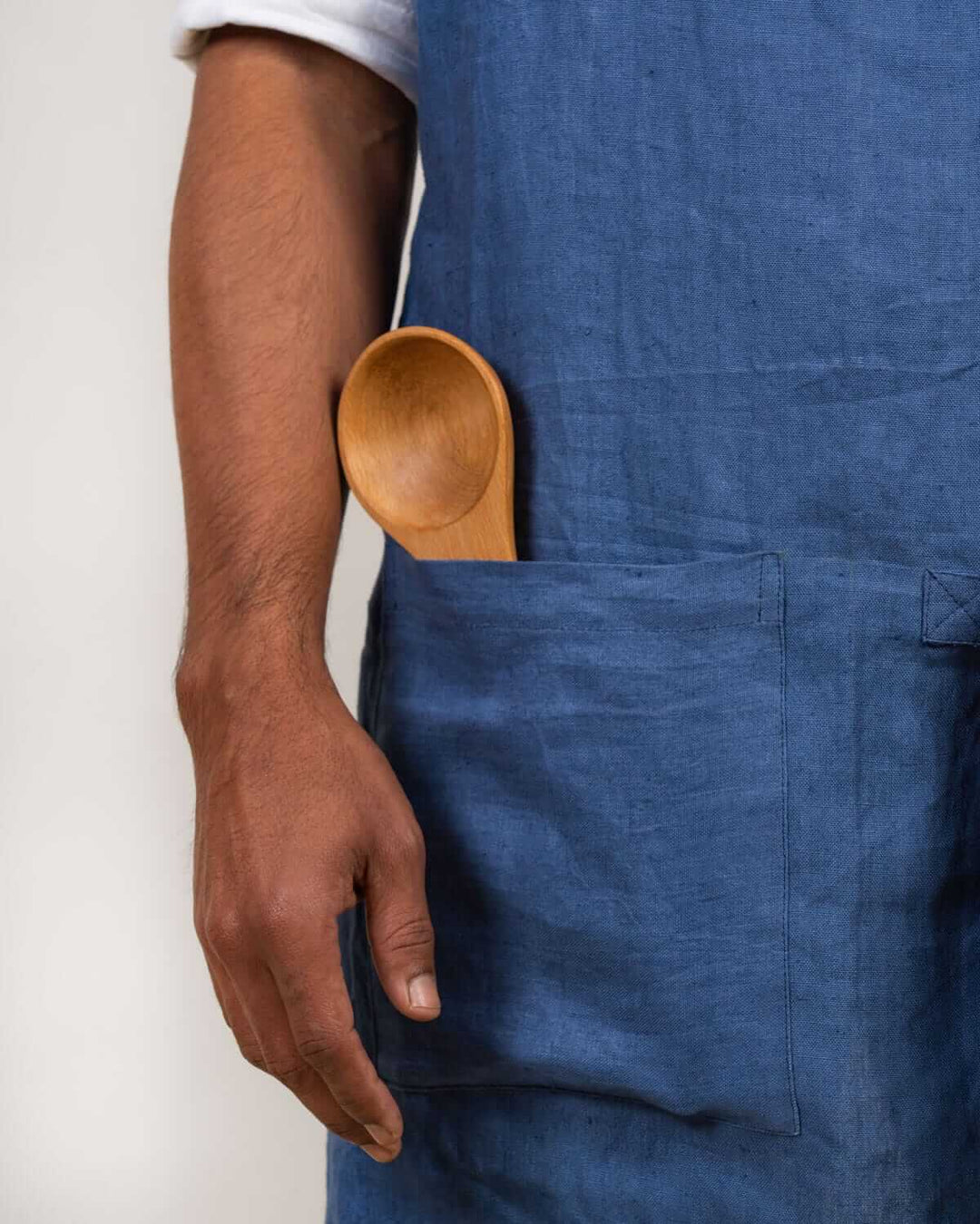Cross Back Apron in 100% Hemp - Suspire