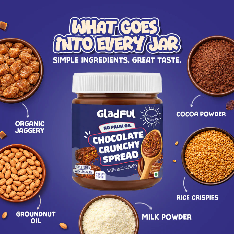 Gladful Better Spread Combo - 4 Packs | 1200g