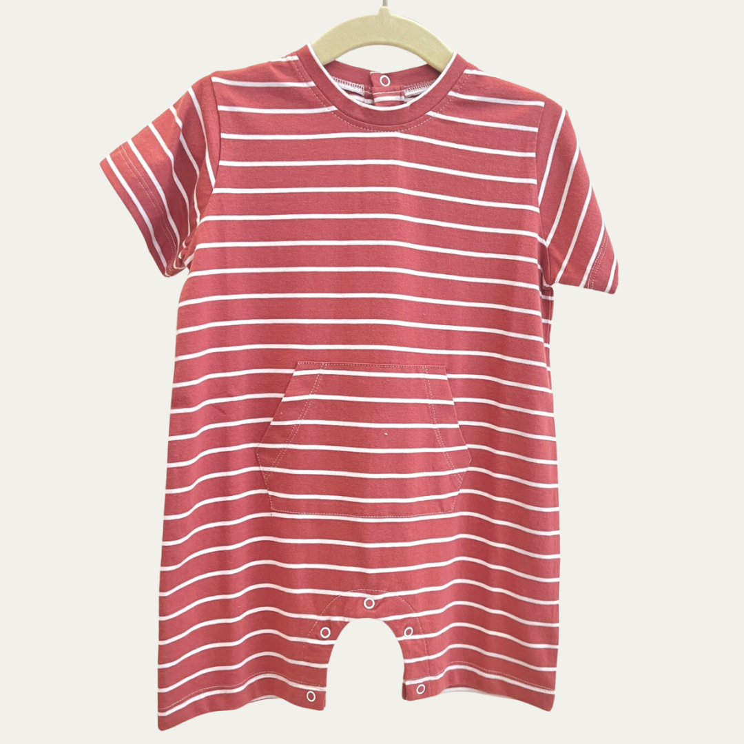 Momokos Breezy Days / Cuddly Coral Romper