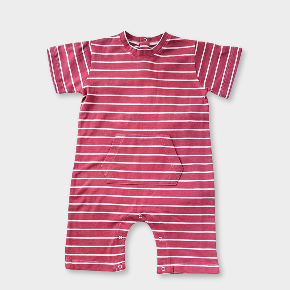 Momokos Breezy Days / Cuddly Coral Romper