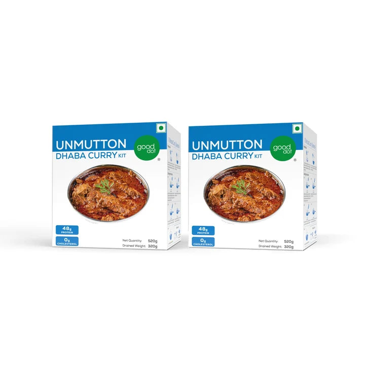 GoodDot UnMutton Dhaba Curry Kit | 520 g Each