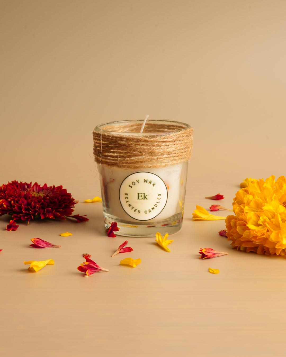 Ecokari Soy wax candles | scented with natural flowers
