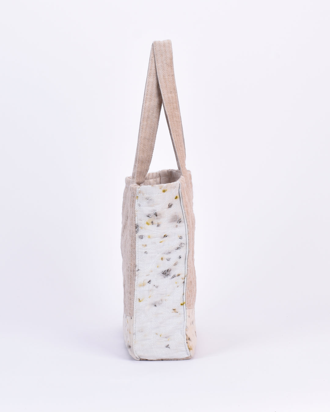 Ecokari Hemp tote bag | beige & white