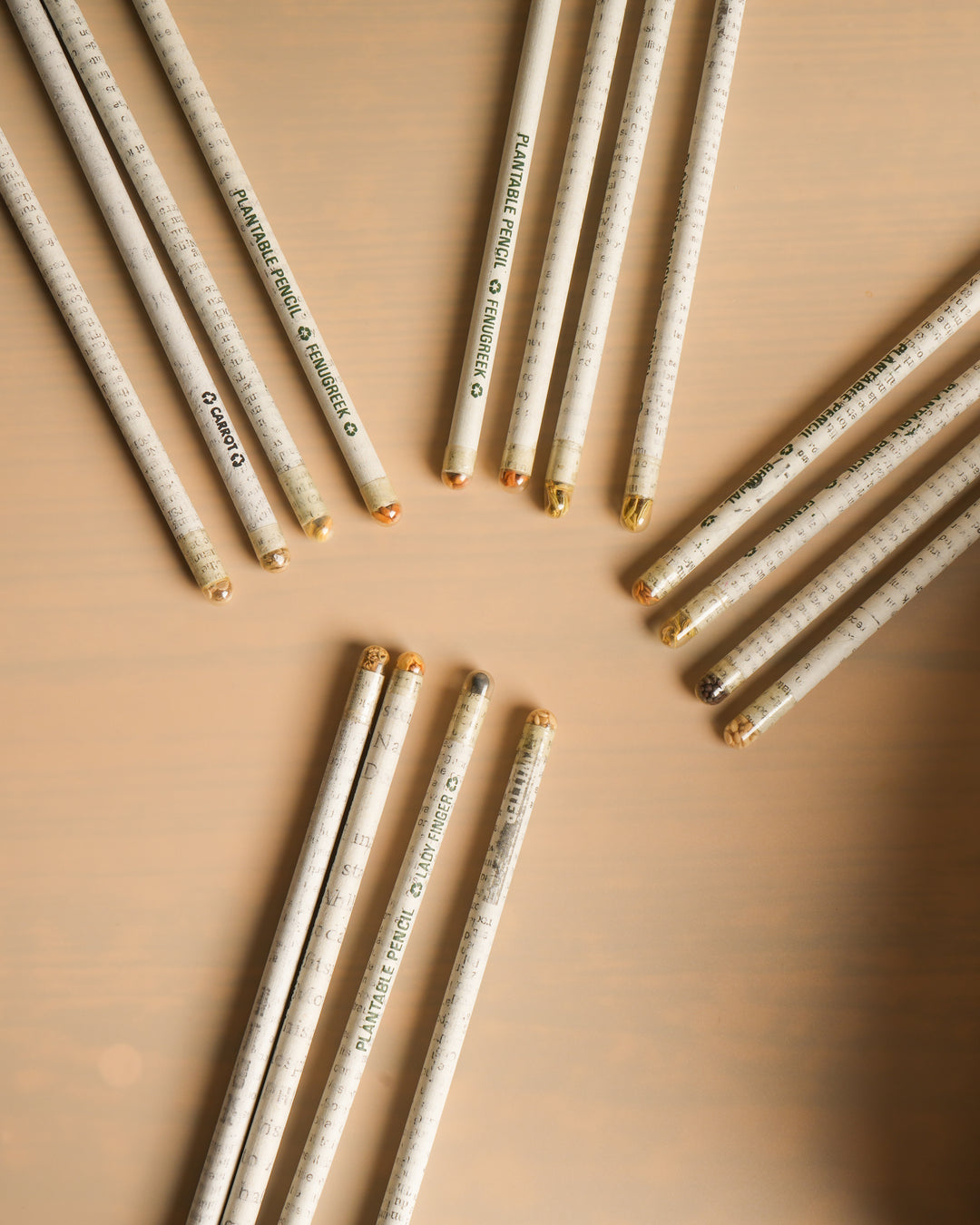 Ecokari Plantable seed pencils | set of 5 | set of 10