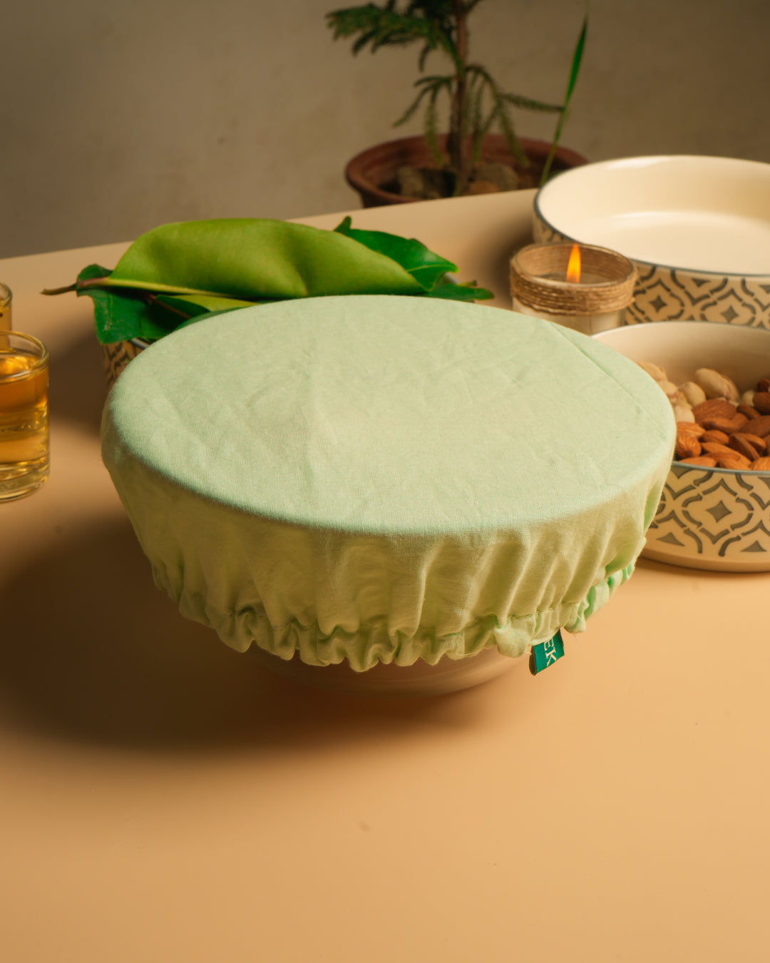 Ecokari Mul Cotton bowl covers (set of 3) | Kitchen Essentials