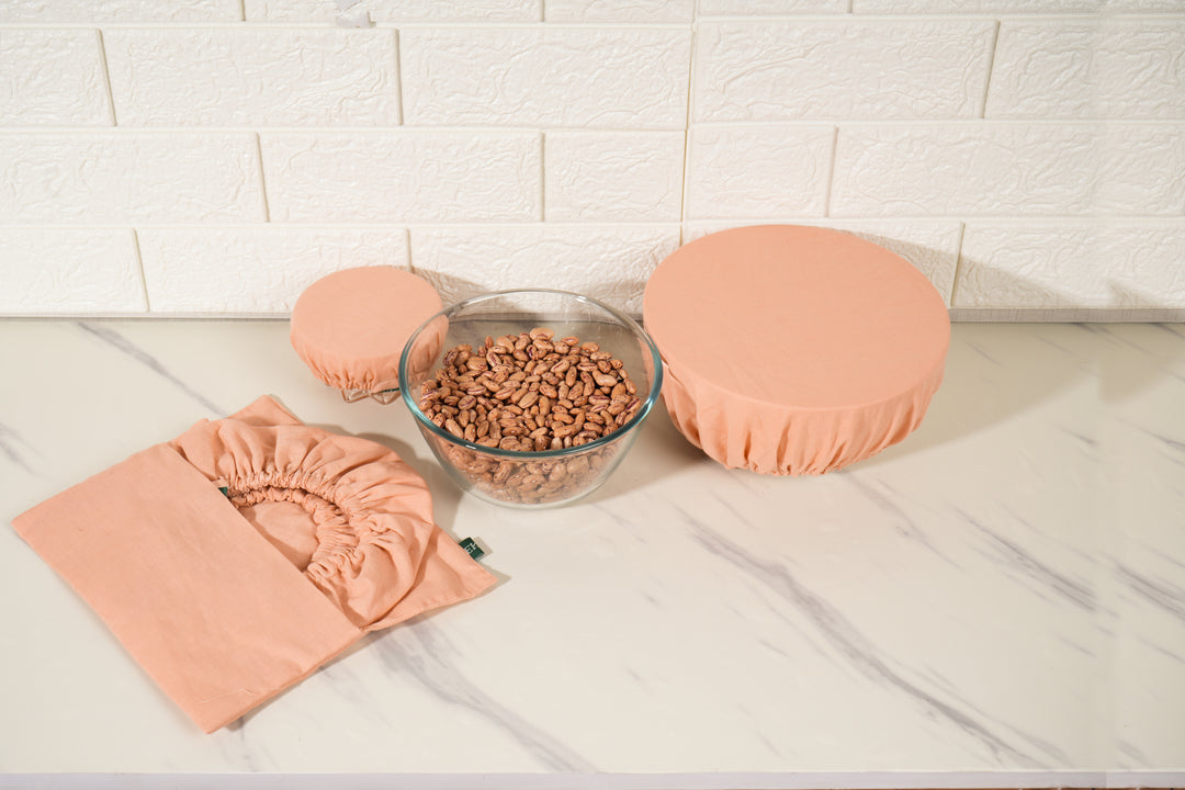Ecokari Mul Cotton bowl covers (set of 3) | Kitchen Essentials