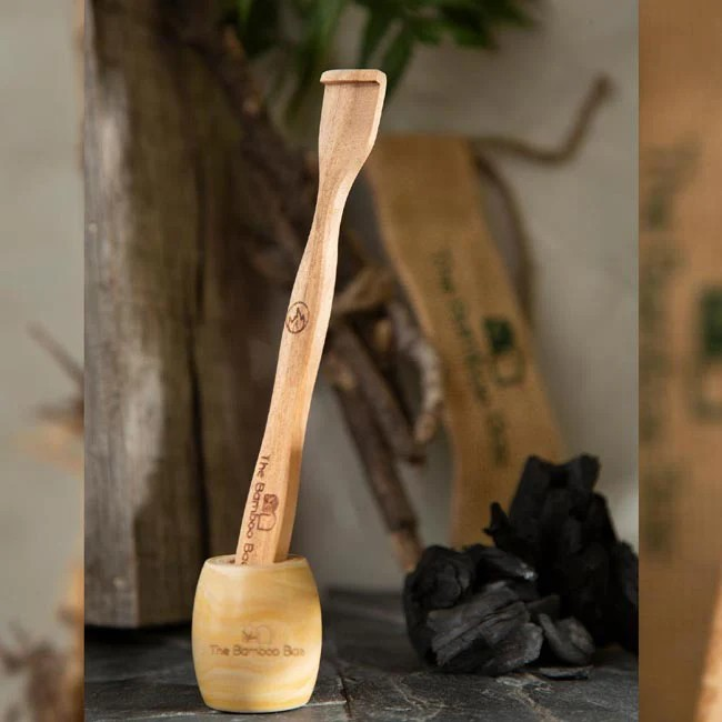 Tongue Cleaner | Neem Wood Anti-Bacterial Tongue Scrapper