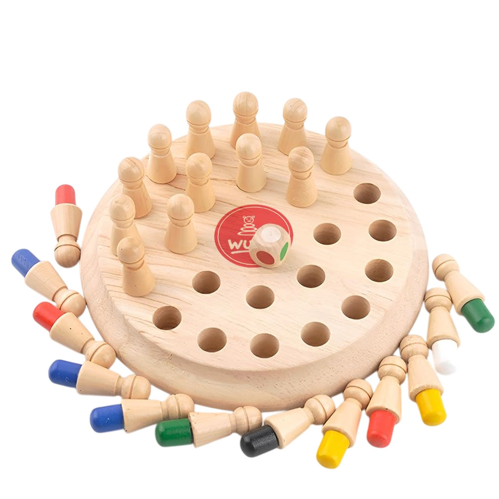 Wudly wooden Memory Chess