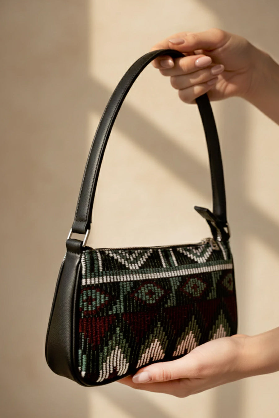 Emily Handloom Shoulder Bag
