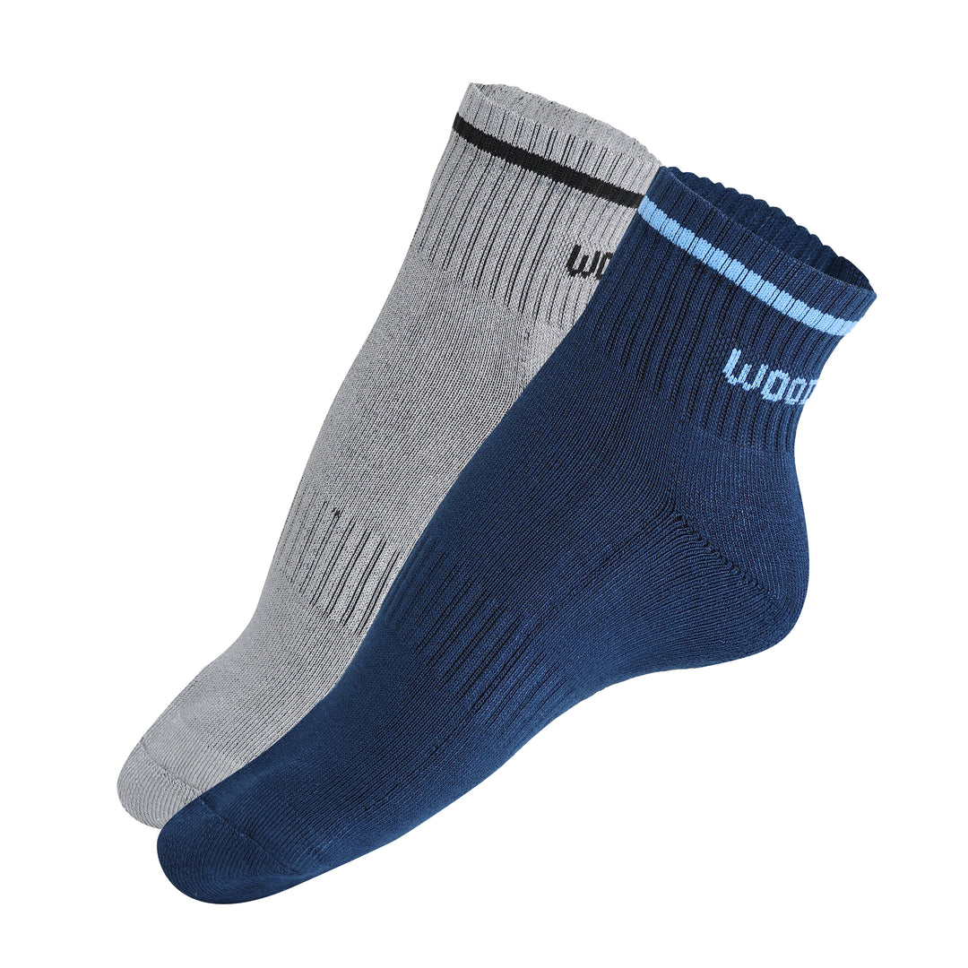 Woodwose Organic Clothing Bamboo Ankle Socks Pack of 2 (Unisex)