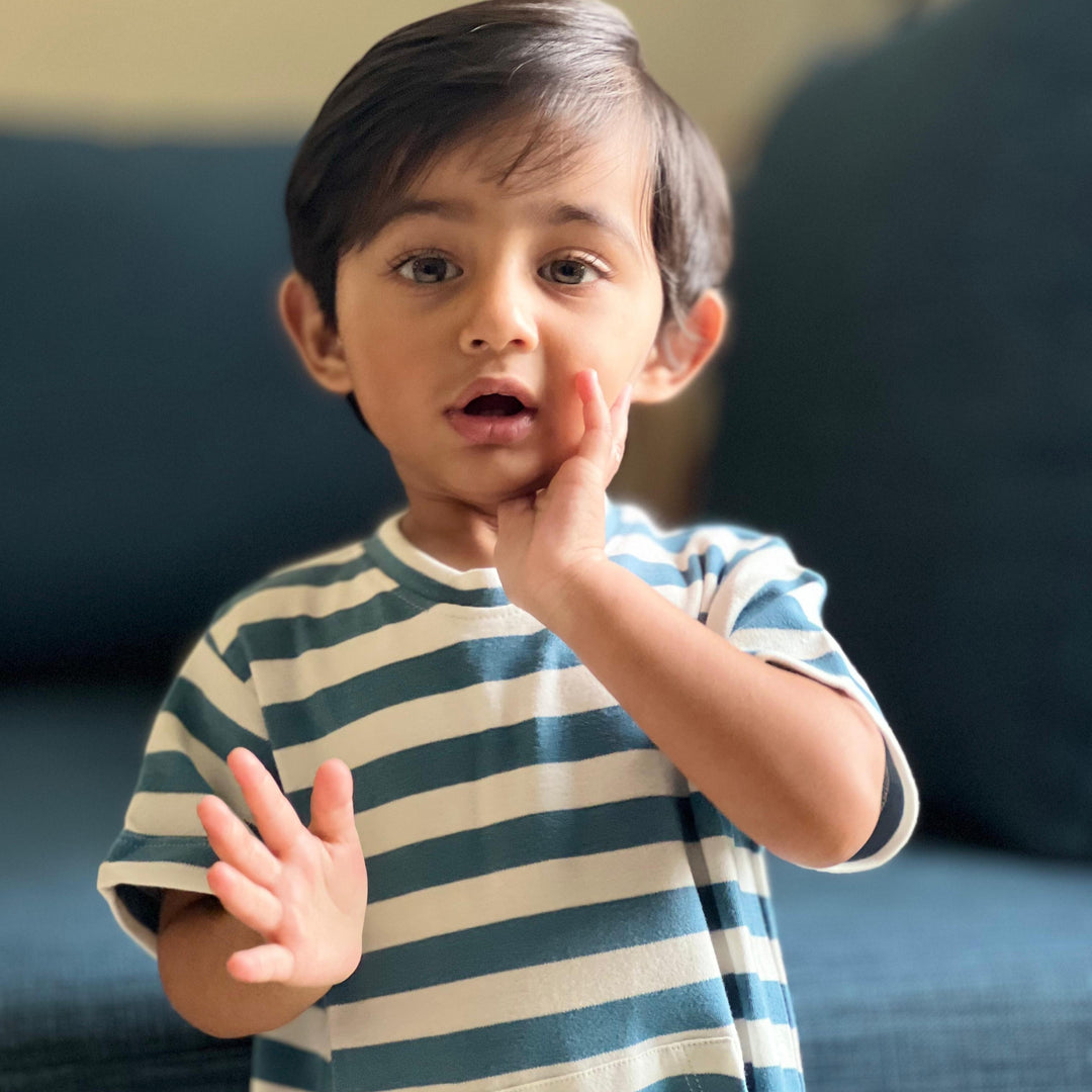 Momokos Breezy Days / Cuddly Coral Romper