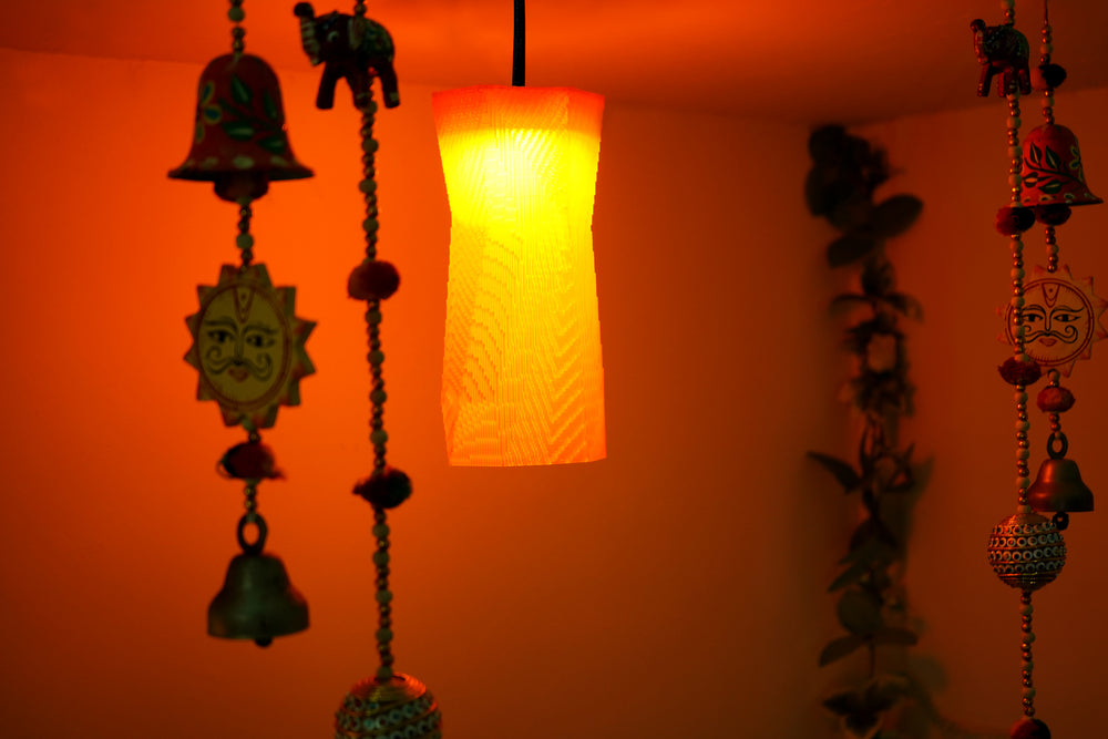 Pixelated Waist Pendant Lamp | Modern Designer Hanging Light