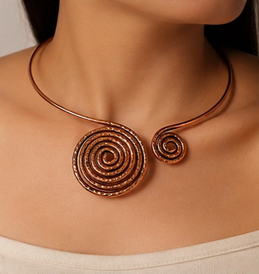 Egyptian designs Pure Copper Necklace for Women | Handmade Ayurvedic Copper Jewelry | Nature Heal