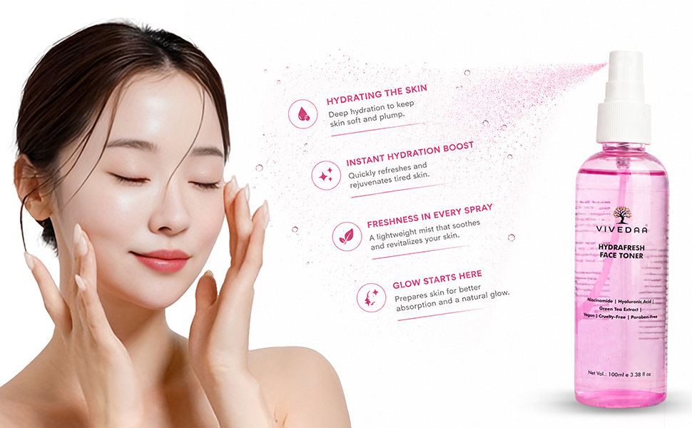 Vivedaa Hydrafresh Toner Face Toner | 100 ml