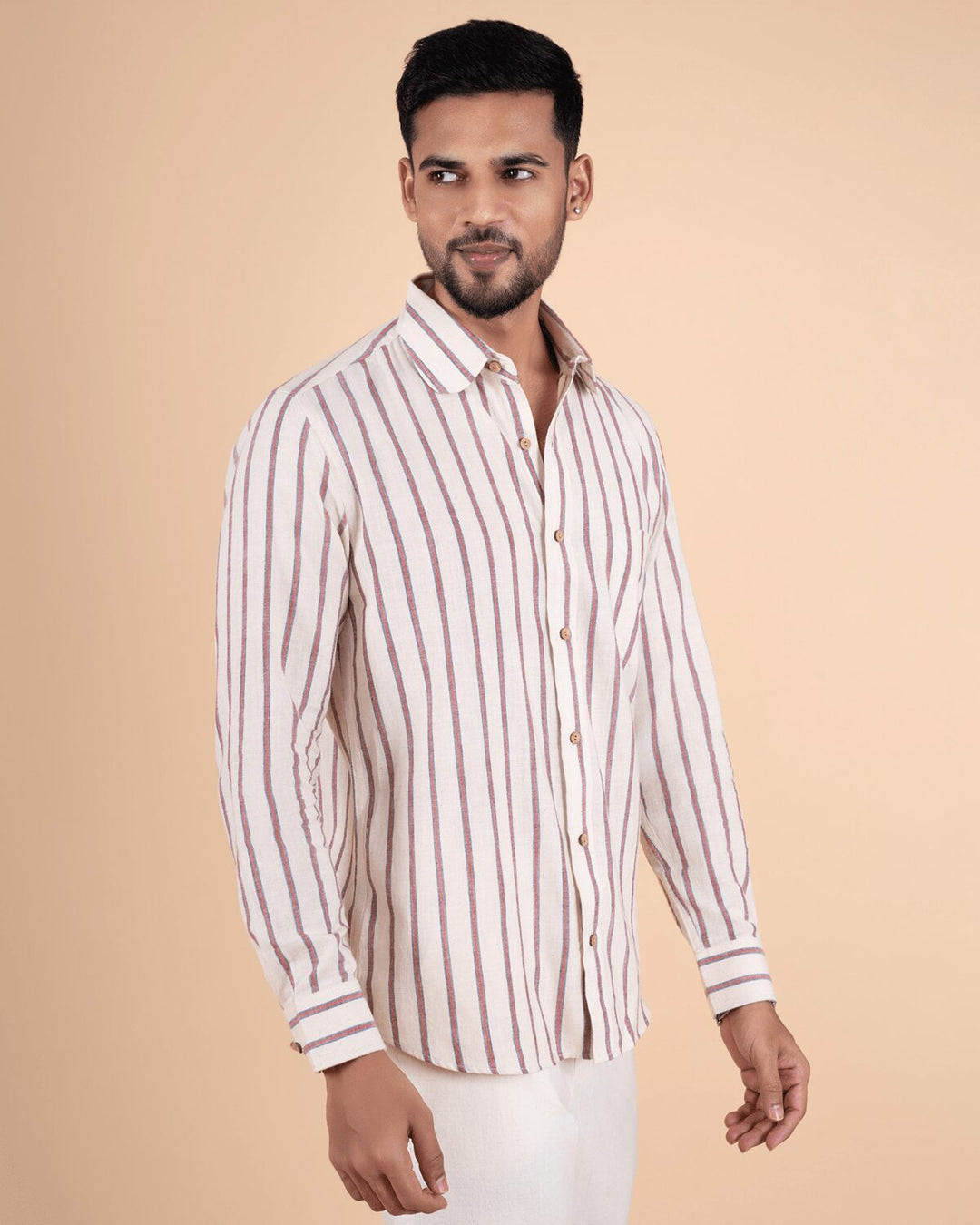 Rustic Stripe Full Sleeve Shirt