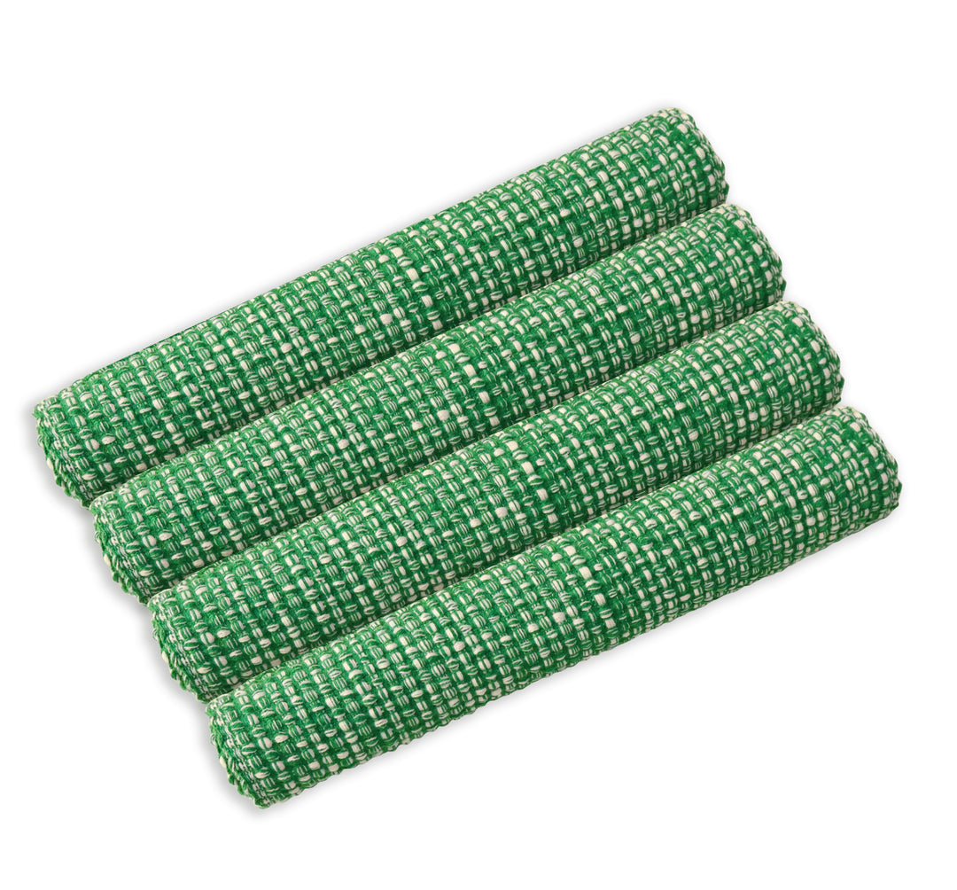 Country Village Cotton Placemats - Woven Weaved Design