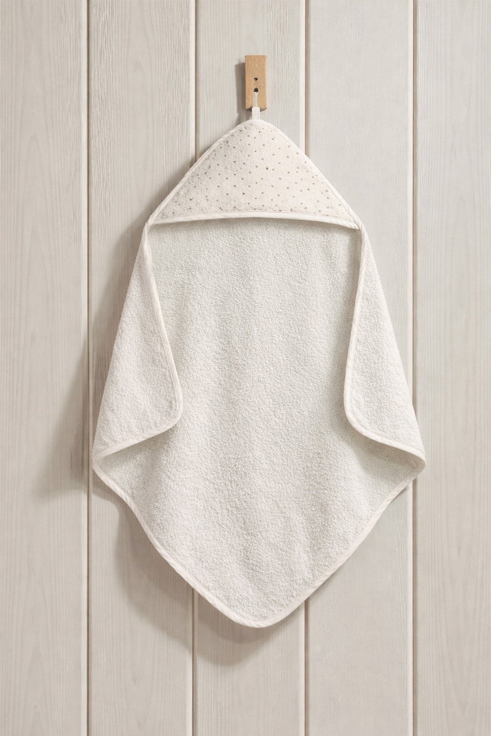 Baby Hooded Towel With 5 Washcloths Set | Soft & Absorbent Newborn Bath Towel Combo | 0–12 Months Baby Essentials Gift Set