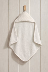 Baby Hooded Towel With 5 Washcloths Set | Soft & Absorbent Newborn Bath Towel Combo | 0–12 Months Baby Essentials Gift Set