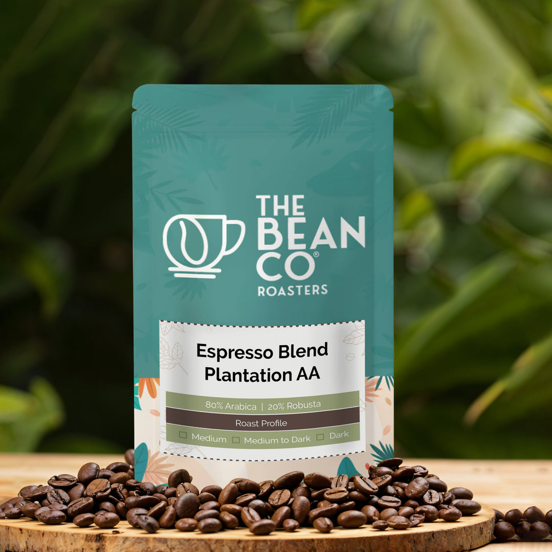 The Bean Co Roasters Espresso Blend | Medium To Dark Roast | 80% Arabica & 20% Robusta | Roasted Coffee Ground