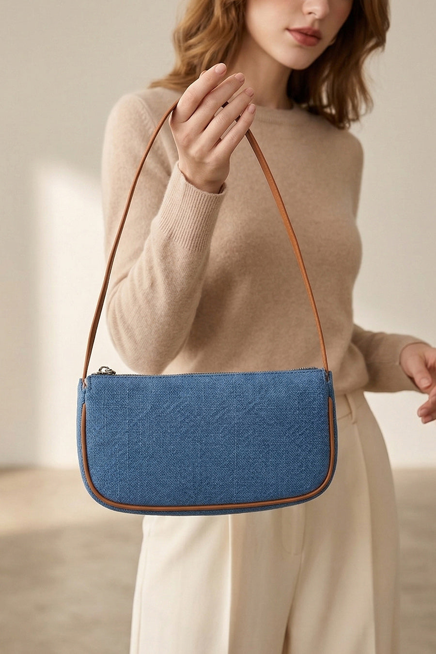 Daily Sling Soft Jute Shoulder Bag