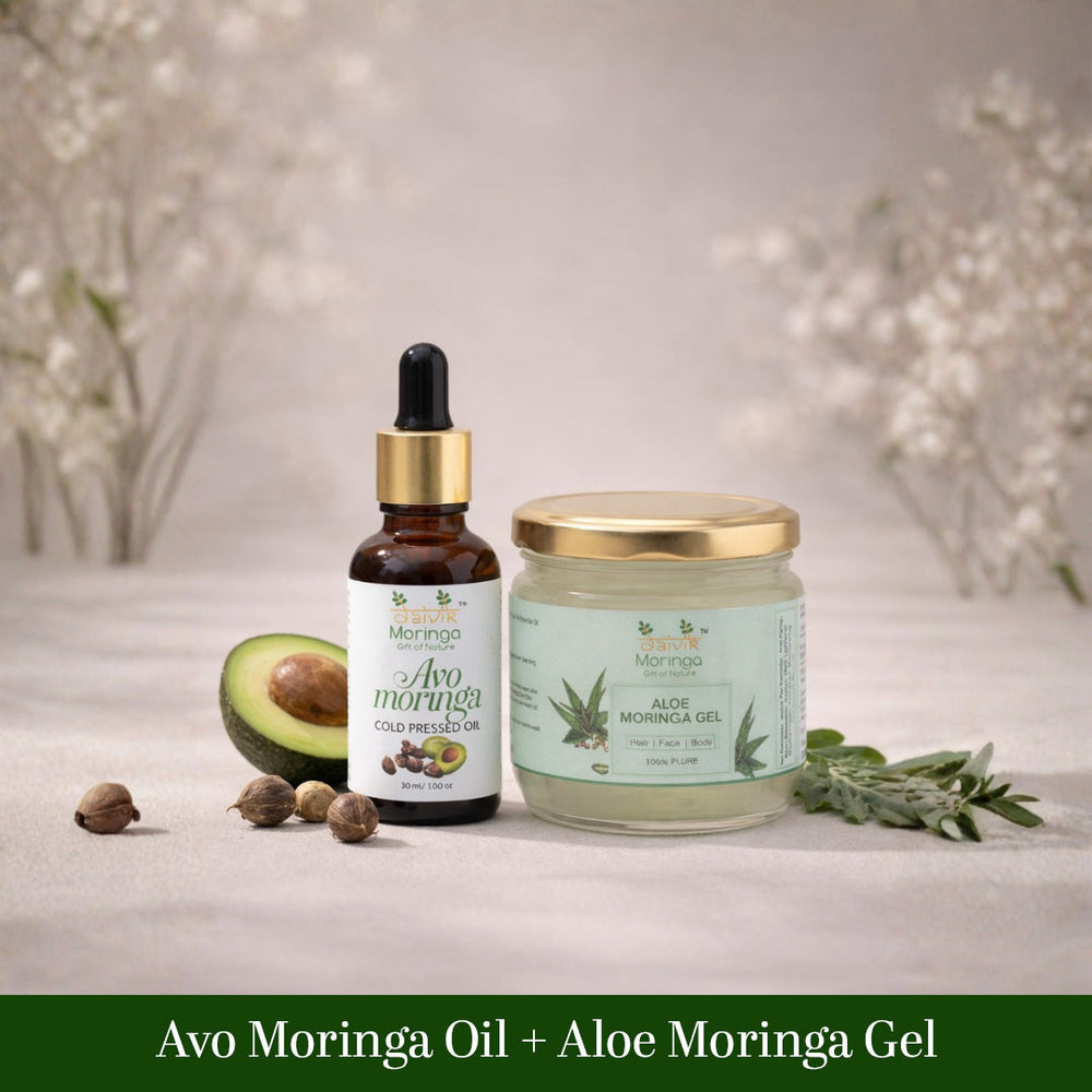 Aloe moringa gel 110g and Avomoringa oil 30ml