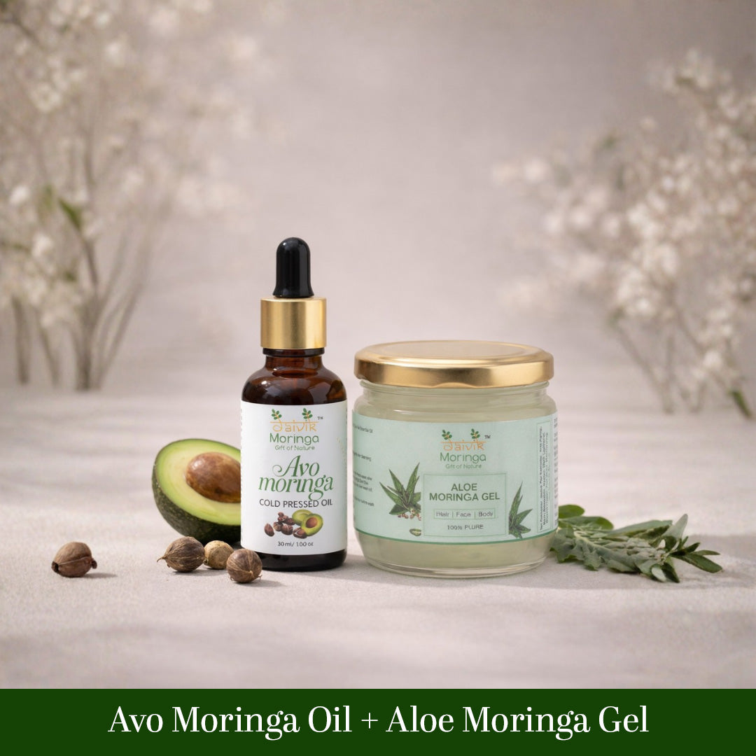 Aloe moringa gel 110g and Avomoringa oil 30ml