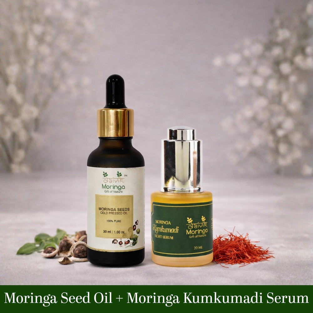 Moringa oil 30ml and Kumkumadi Night Serum 20ml
