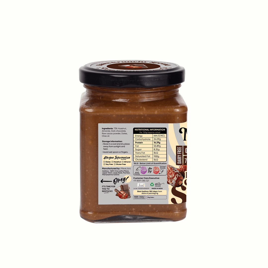 DATES CHOCOLATE SPREAD – Crunchy - Suspire