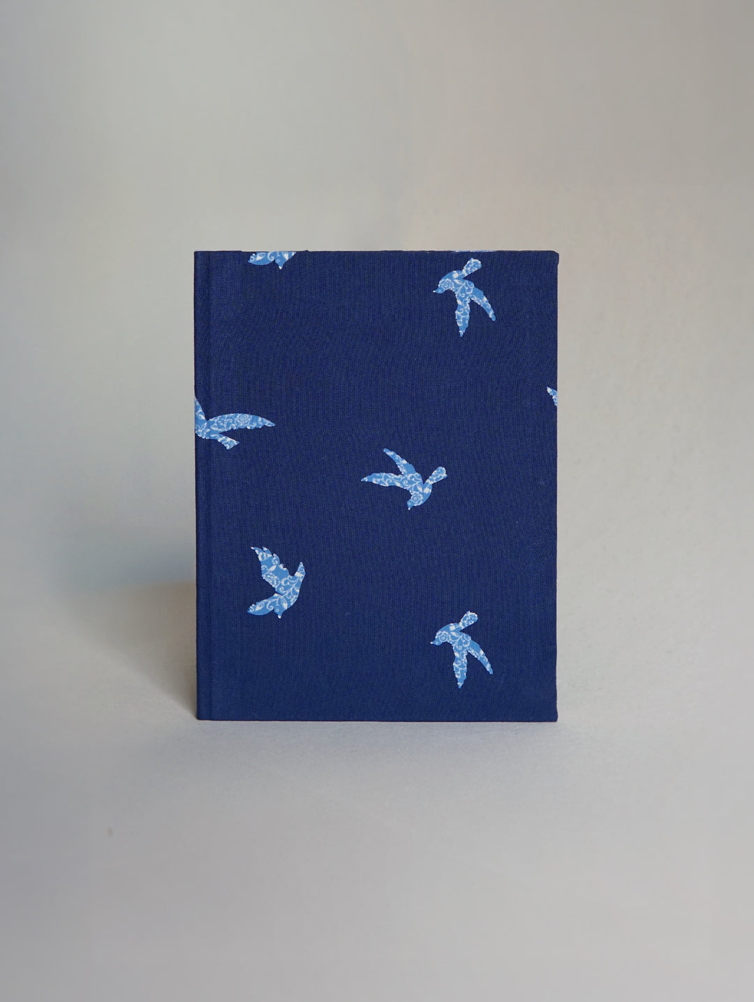 A5 | Blue bird journal | Handmade paper | Upcycled Fabric diary
