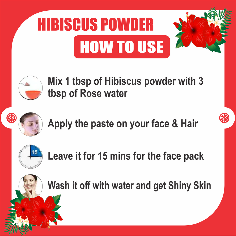 Khadi Care Herbal HIBISCUS POWDER- 100g