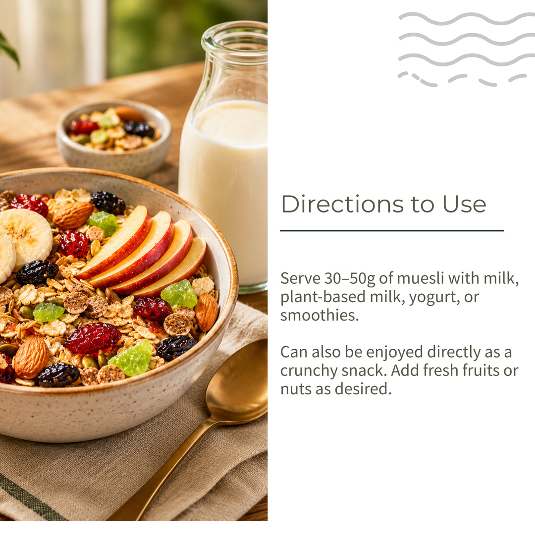 Ecotyl Vegan Muesli | Freeze Dried Fruits | Nuts Mix | 300g