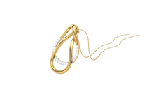 Diamond By Tilesh Infinity Teardrop Pendant – Contemporary Diamond Accent Design